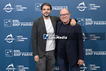 2024-10-26 - Valerio Vestoso, Carlo Verdone attends the Photocall of the movie “Life of Carlo Season 3” during the 19th Rome Film Fest at Auditorium Parco della Musica on October 26, 2024 in Rome, Italy. - THE 19TH ROME FILM FEST PHOTOCALL “LIFE OF CARLO SEASON 3