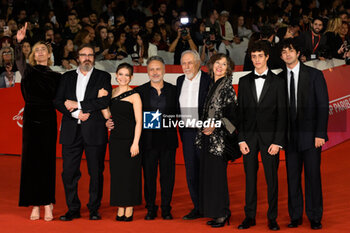 2024-10-26 - Anna Foglietta, Giuseppe Battiston, Giulietta Rebeggiani, Paolo Costella, Luigi Diberti, Stefania Casini, Biagio Venditti and Massimiliano Caiazzo attends the Red Carpet of the movie “Storia di una Notte” during the 19th Rome Film Fest at Auditorium Parco della Musica on October 26, 2024 in Rome, Italy. - THE 19TH ROME FILM FEST RED CARPET 