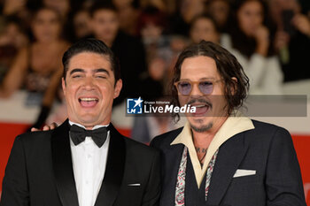 2024-10-26 - Johnny Depp Riccardo Scamarcio attends the Red Carpet of the movie “Modi’ – Three Days on the Wing” during the 19th Rome Film Fest at Auditorium Parco della Musica on October 26, 2024 in Rome, Italy. - THE 19TH ROME FILM FEST RED CARPET 