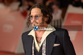 2024-10-26 - Johnny Depp attends the Red Carpet of the movie “Modi’ – Three Days on the Wing” during the 19th Rome Film Fest at Auditorium Parco della Musica on October 26, 2024 in Rome, Italy. - THE 19TH ROME FILM FEST RED CARPET 