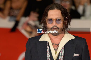 2024-10-26 - Johnny Depp attends the Red Carpet of the movie “Modi’ – Three Days on the Wing” during the 19th Rome Film Fest at Auditorium Parco della Musica on October 26, 2024 in Rome, Italy. - THE 19TH ROME FILM FEST RED CARPET 