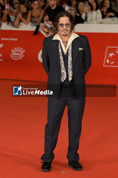 2024-10-26 - Johnny Depp attends the Red Carpet of the movie “Modi’ – Three Days on the Wing” during the 19th Rome Film Fest at Auditorium Parco della Musica on October 26, 2024 in Rome, Italy. - THE 19TH ROME FILM FEST RED CARPET 