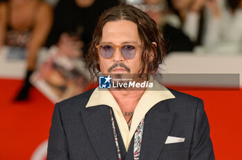 2024-10-26 - Johnny Depp attends the Red Carpet of the movie “Modi’ – Three Days on the Wing” during the 19th Rome Film Fest at Auditorium Parco della Musica on October 26, 2024 in Rome, Italy. - THE 19TH ROME FILM FEST RED CARPET 