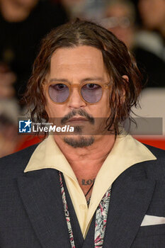 2024-10-26 - Johnny Depp attends the Red Carpet of the movie “Modi’ – Three Days on the Wing” during the 19th Rome Film Fest at Auditorium Parco della Musica on October 26, 2024 in Rome, Italy. - THE 19TH ROME FILM FEST RED CARPET 