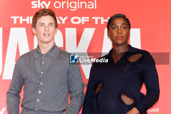 2024-11-07 - LASHANA LYNCH and EDDIE REDMAYNE during the Photocall of the movie THE DAY OF THE JACKAL on November 7th, 2024 at The St. Regis Rome Hotel, Rome, Italy - THE DAY OF THE JACKAL - NEWS - VIP