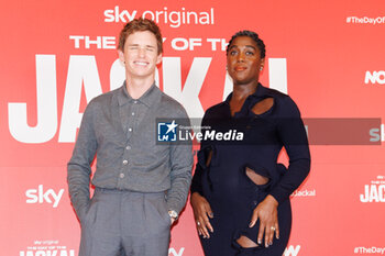 2024-11-07 - LASHANA LYNCH and EDDIE REDMAYNE during the Photocall of the movie THE DAY OF THE JACKAL on November 7th, 2024 at The St. Regis Rome Hotel, Rome, Italy - THE DAY OF THE JACKAL - NEWS - VIP