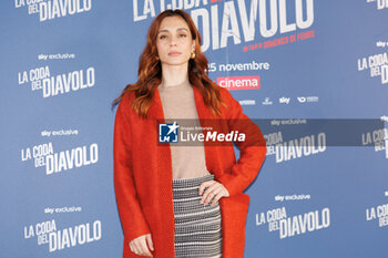 2024-11-11 - Cristiana Dell’Anna during the Photocall of the movie LA CODA DEL DIAVOLO on november 11, 2024 at Cinema Barberini, Rome, Italy - LA CODA DEL DIAVOLO - NEWS - VIP