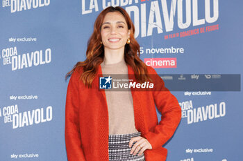 2024-11-11 - Cristiana Dell’Anna during the Photocall of the movie LA CODA DEL DIAVOLO on november 11, 2024 at Cinema Barberini, Rome, Italy - LA CODA DEL DIAVOLO - NEWS - VIP