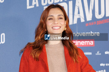 2024-11-11 - Cristiana Dell’Anna during the Photocall of the movie LA CODA DEL DIAVOLO on november 11, 2024 at Cinema Barberini, Rome, Italy - LA CODA DEL DIAVOLO - NEWS - VIP