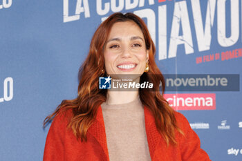 2024-11-11 - Cristiana Dell’Anna during the Photocall of the movie LA CODA DEL DIAVOLO on november 11, 2024 at Cinema Barberini, Rome, Italy - LA CODA DEL DIAVOLO - NEWS - VIP