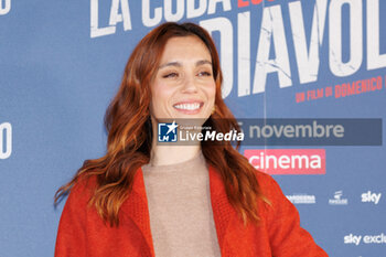 2024-11-11 - Cristiana Dell’Anna during the Photocall of the movie LA CODA DEL DIAVOLO on november 11, 2024 at Cinema Barberini, Rome, Italy - LA CODA DEL DIAVOLO - NEWS - VIP