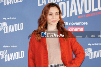 2024-11-11 - Cristiana Dell’Anna during the Photocall of the movie LA CODA DEL DIAVOLO on november 11, 2024 at Cinema Barberini, Rome, Italy - LA CODA DEL DIAVOLO - NEWS - VIP