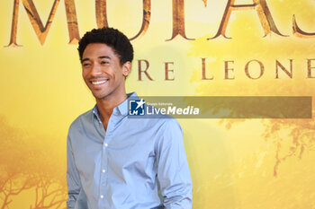 2024-11-15 - Alberto Boubakar Malanchino, voice of Taka, during the Photocall of the movie MUFASA - Il Re Leone on November 15, 2024 at Cinema The Space, Rome, Italy - MUFASA - IL RE LEONE - NEWS - VIP