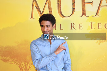 2024-11-15 - Alberto Boubakar Malanchino, voice of Taka, during the Photocall of the movie MUFASA - Il Re Leone on November 15, 2024 at Cinema The Space, Rome, Italy - MUFASA - IL RE LEONE - NEWS - VIP