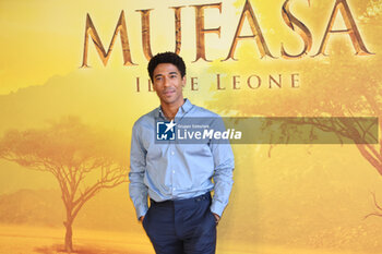 2024-11-15 - Alberto Boubakar Malanchino, voice of Taka, during the Photocall of the movie MUFASA - Il Re Leone on November 15, 2024 at Cinema The Space, Rome, Italy - MUFASA - IL RE LEONE - NEWS - VIP