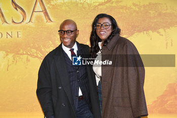 2024-11-15 - Barry Jenkins and Joi McMillon during the Photocall of the movie MUFASA - Il Re Leone on November 15, 2024 at Cinema The Space, Rome, Italy - MUFASA - IL RE LEONE - NEWS - VIP