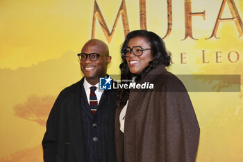 2024-11-15 - Barry Jenkins and Joi McMillon during the Photocall of the movie MUFASA - Il Re Leone on November 15, 2024 at Cinema The Space, Rome, Italy - MUFASA - IL RE LEONE - NEWS - VIP