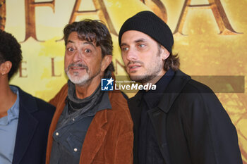 2024-11-15 - Luca Marinelli and Dario Oppido during the Photocall of the movie MUFASA - Il Re Leone on November 15, 2024 at Cinema The Space, Rome, Italy - MUFASA - IL RE LEONE - NEWS - VIP