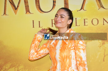 2024-11-15 - Elodie, voice of Sarabi, during the Photocall of the movie MUFASA - Il Re Leone on November 15, 2024 at Cinema The Space, Rome, Italy - MUFASA - IL RE LEONE - NEWS - VIP