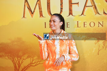 2024-11-15 - Elodie, voice of Sarabi, during the Photocall of the movie MUFASA - Il Re Leone on November 15, 2024 at Cinema The Space, Rome, Italy - MUFASA - IL RE LEONE - NEWS - VIP