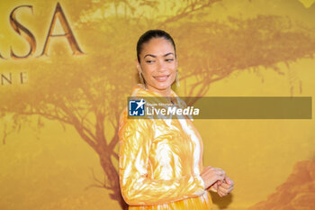 2024-11-15 - Elodie, voice of Sarabi, during the Photocall of the movie MUFASA - Il Re Leone on November 15, 2024 at Cinema The Space, Rome, Italy - MUFASA - IL RE LEONE - NEWS - VIP