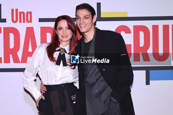 2024-11-18 - Andrea Delogu and Luigi Bruno during the Photocall of the movie UNA TERAPIA DI GRUPPO on November 18, 2024 at Cinema The Space, Rome, Italy - UNA TERAPIA DI GRUPPO - NEWS - VIP