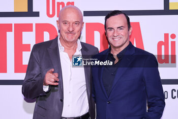 2024-11-18 - Claudio Bisio and Alessandro Araimo during the Photocall of the movie UNA TERAPIA DI GRUPPO on November 18, 2024 at Cinema The Space, Rome, Italy - UNA TERAPIA DI GRUPPO - NEWS - VIP