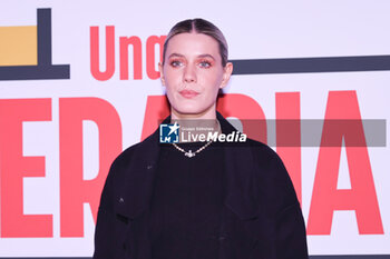 2024-11-18 - Caterina De Angelis during the Photocall of the movie UNA TERAPIA DI GRUPPO on November 18, 2024 at Cinema The Space, Rome, Italy - UNA TERAPIA DI GRUPPO - NEWS - VIP