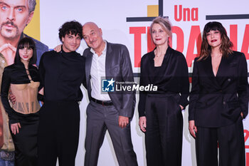 2024-11-18 - Claudio Bisio, Margherita Buy, Valentina Lodovini, Leo Gassmann, Ludovica Francesconi during the Photocall of the movie UNA TERAPIA DI GRUPPO on November 18, 2024 at Cinema The Space, Rome, Italy - UNA TERAPIA DI GRUPPO - NEWS - VIP