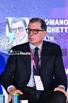 2024-11-19 - Romano Righetti DAZN during the Social Football Summit 2024 at the Olympic Stadium on November 19, 2024 in Rome, Italy. - SOCIAL FOOTBALL SUMMIT 2024 - NEWS - VIP