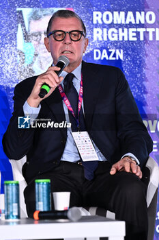 2024-11-19 - Romano Righetti DAZN during the Social Football Summit 2024 at the Olympic Stadium on November 19, 2024 in Rome, Italy. - SOCIAL FOOTBALL SUMMIT 2024 - NEWS - VIP