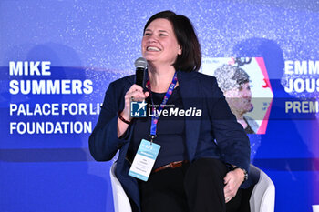 2024-11-19 - Emma Joussement PREMIERE LEAGUE during the Social Football Summit 2024 at the Olympic Stadium on November 19, 2024 in Rome, Italy. - SOCIAL FOOTBALL SUMMIT 2024 - NEWS - VIP