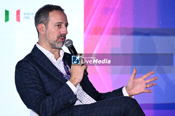 2024-11-19 - Luca Marchetti SKY during the Social Football Summit 2024 at the Olympic Stadium on November 19, 2024 in Rome, Italy. - SOCIAL FOOTBALL SUMMIT 2024 - NEWS - VIP