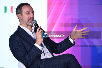 2024-11-19 - Luca Marchetti SKY during the Social Football Summit 2024 at the Olympic Stadium on November 19, 2024 in Rome, Italy. - SOCIAL FOOTBALL SUMMIT 2024 - NEWS - VIP