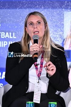 2024-11-19 - Gaia Pretner ECA during the Social Football Summit 2024 at the Olympic Stadium on November 19, 2024 in Rome, Italy. - SOCIAL FOOTBALL SUMMIT 2024 - NEWS - VIP