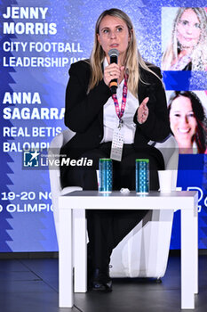 2024-11-19 - Gaia Pretner ECA during the Social Football Summit 2024 at the Olympic Stadium on November 19, 2024 in Rome, Italy. - SOCIAL FOOTBALL SUMMIT 2024 - NEWS - VIP