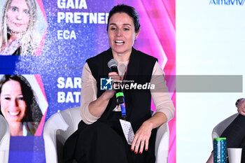 2024-11-19 - Anna Sagarra REAL BETIS BALOMPIE during the Social Football Summit 2024 at the Olympic Stadium on November 19, 2024 in Rome, Italy. - SOCIAL FOOTBALL SUMMIT 2024 - NEWS - VIP