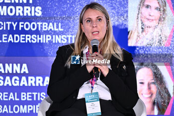 2024-11-19 - Gaia Pretner ECA during the Social Football Summit 2024 at the Olympic Stadium on November 19, 2024 in Rome, Italy. - SOCIAL FOOTBALL SUMMIT 2024 - NEWS - VIP