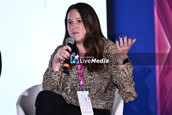 2024-11-19 - Sara Batters LONDON CITY LIONESS during the Social Football Summit 2024 at the Olympic Stadium on November 19, 2024 in Rome, Italy. - SOCIAL FOOTBALL SUMMIT 2024 - NEWS - VIP