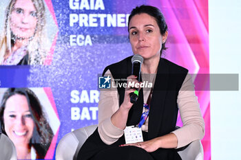 2024-11-19 - Anna Sagarra REAL BETIS BALOMPIE during the Social Football Summit 2024 at the Olympic Stadium on November 19, 2024 in Rome, Italy. - SOCIAL FOOTBALL SUMMIT 2024 - NEWS - VIP