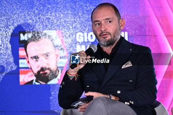 2024-11-19 - Giovanni Manna SSC NAPOLI and Luca Marchetti SKY during the Social Football Summit 2024 at the Olympic Stadium on November 19, 2024 in Rome, Italy. - SOCIAL FOOTBALL SUMMIT 2024 - NEWS - VIP