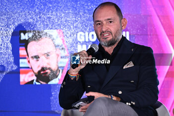 2024-11-19 - Giovanni Manna SSC NAPOLI and Luca Marchetti SKY during the Social Football Summit 2024 at the Olympic Stadium on November 19, 2024 in Rome, Italy. - SOCIAL FOOTBALL SUMMIT 2024 - NEWS - VIP