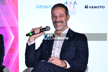 2024-11-19 - Luca Marchetti SKY during the Social Football Summit 2024 at the Olympic Stadium on November 19, 2024 in Rome, Italy. - SOCIAL FOOTBALL SUMMIT 2024 - NEWS - VIP