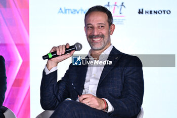 2024-11-19 - Luca Marchetti SKY during the Social Football Summit 2024 at the Olympic Stadium on November 19, 2024 in Rome, Italy. - SOCIAL FOOTBALL SUMMIT 2024 - NEWS - VIP