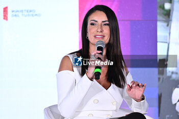 2024-11-19 - Monica Bertini SPORT MEDIASET during the Social Football Summit 2024 at the Olympic Stadium on November 19, 2024 in Rome, Italy. - SOCIAL FOOTBALL SUMMIT 2024 - NEWS - VIP