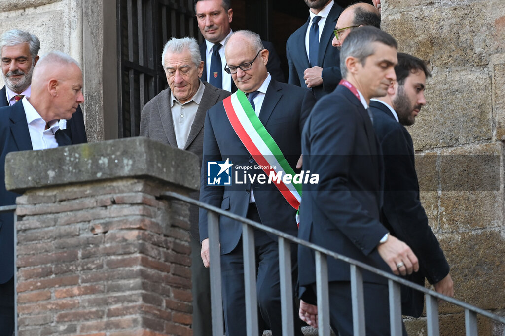 The American actor Robert De Niro receives the Lupa Capitolina honor - NEWS - ENVIRONMENT