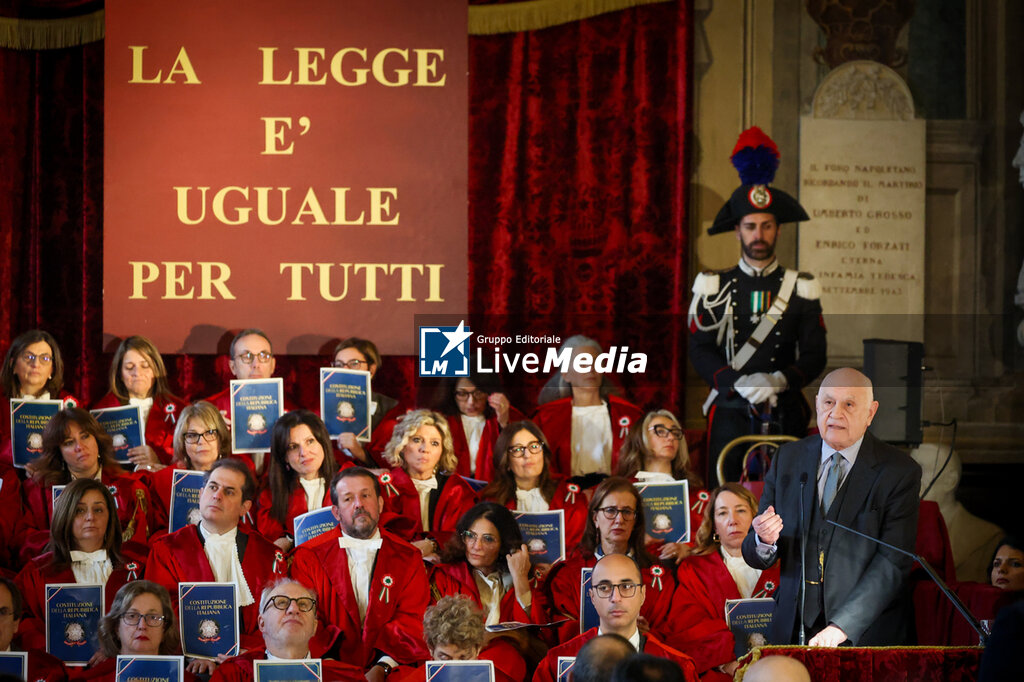 Napoli, Inauguration of the judicial year, protests throughout Italy - NEWS - CHRONICLE