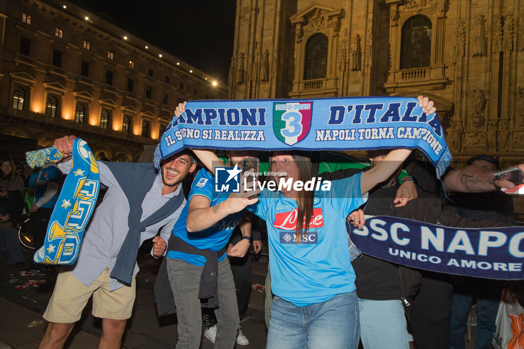 Napoli fans celebrate their 4th Scudetto victory in Milan - NEWS - EVENTS
