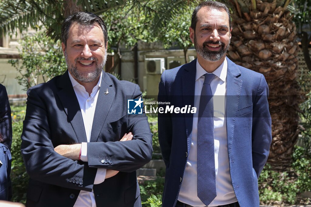 Matteo Salvini talks about the Government surveillance against possible mafia infiltration in the construction of the Strait of Messina’s bridge  - NEWS - POLITICS