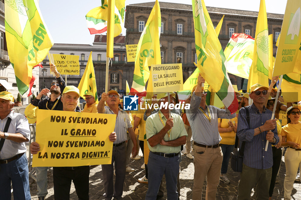 Coldiretti Protests in Naples to Defend Made in Italy Food Chain - NEWS - CHRONICLE